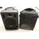 Enceinte sono portable Monacor TXA-800CD + micro sans fil + housse de transport