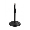 Pied micro de table Monacor MS-22 Noir