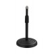 Microphone table stand Monacor MS-22 Black