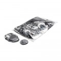 Metallic Confetti Rounds - Ø55mm - Bulk bag 1kg - Silver