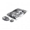 Metallic Confetti Rounds - Ø55mm - Bulk bag 1kg - Silver