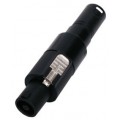 Adapter XLR 3P male - SPEAKER 2P female - Black