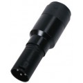 Adapter XLR 3P male - SPEAKER 2P male - Black