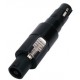 Adaptateur XLR 3P femelle - SPEAKER 2P femelle - Noir