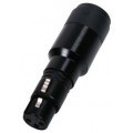 Adapter XLR 3P female - SPEAKER 2P male - Black