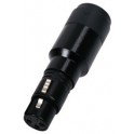 Adapter XLR 3P female - Speakon 2P male - Black