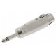 Adapter XLR 3P female - Jack 6.35 male mono