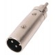 Adapter XLR 3P male - RCA male