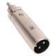 Adapter XLR 3P male - RCA male