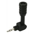 Mini Microphone filaire Jack 3.5 mm Noir