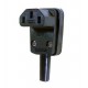 IEC Plug female angled 10A 250V - Black