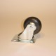 Set of 4 swivel castors 80mm (2 with brake)