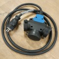 Power cable with 3-way connector / 3G2,5mm² / 2m
