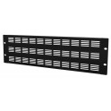 Caymon BSV03 - Panel 19" 3U ventilated black